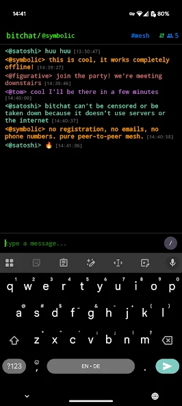 التواصل باصدقائك عن طريق البلوتوث screenshot 12